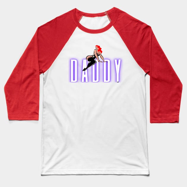 Daddy.Cas w/o Cas Baseball T-Shirt by DIVERSAVIBE